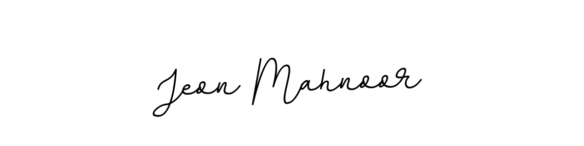 Create a beautiful signature design for name Jeon Mahnoor. With this signature (BallpointsItalic-DORy9) fonts, you can make a handwritten signature for free. Jeon Mahnoor signature style 11 images and pictures png