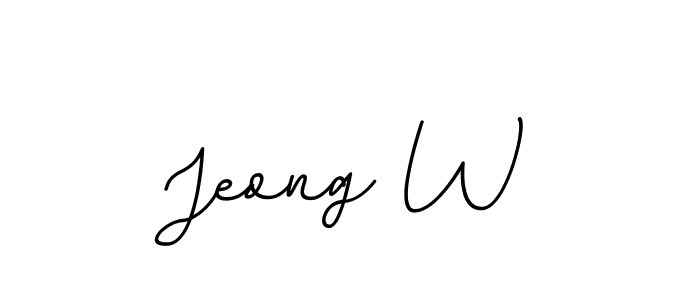 You should practise on your own different ways (BallpointsItalic-DORy9) to write your name (Jeong W) in signature. don't let someone else do it for you. Jeong W signature style 11 images and pictures png