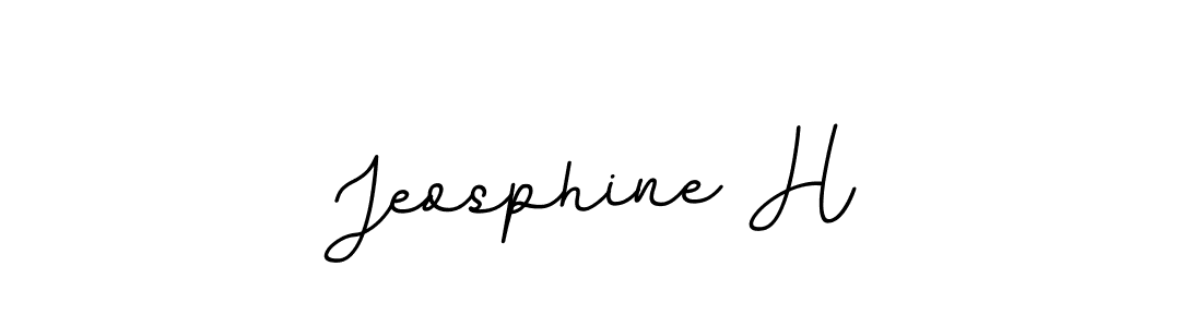 Use a signature maker to create a handwritten signature online. With this signature software, you can design (BallpointsItalic-DORy9) your own signature for name Jeosphine H. Jeosphine H signature style 11 images and pictures png