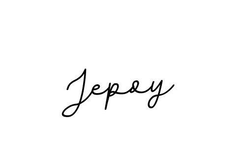 Jepoy stylish signature style. Best Handwritten Sign (BallpointsItalic-DORy9) for my name. Handwritten Signature Collection Ideas for my name Jepoy. Jepoy signature style 11 images and pictures png