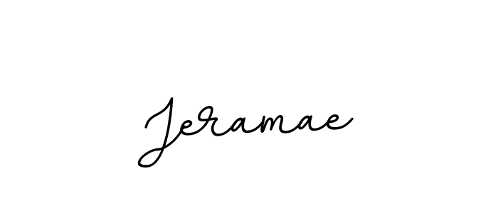 Make a beautiful signature design for name Jeramae. With this signature (BallpointsItalic-DORy9) style, you can create a handwritten signature for free. Jeramae signature style 11 images and pictures png