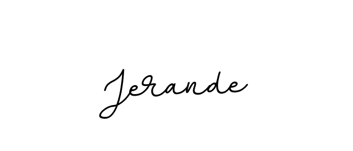 Make a beautiful signature design for name Jerande. Use this online signature maker to create a handwritten signature for free. Jerande signature style 11 images and pictures png