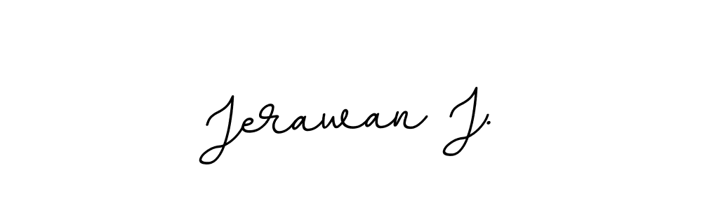 BallpointsItalic-DORy9 is a professional signature style that is perfect for those who want to add a touch of class to their signature. It is also a great choice for those who want to make their signature more unique. Get Jerawan J. name to fancy signature for free. Jerawan J. signature style 11 images and pictures png