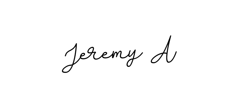Make a beautiful signature design for name Jeremy A. With this signature (BallpointsItalic-DORy9) style, you can create a handwritten signature for free. Jeremy A signature style 11 images and pictures png