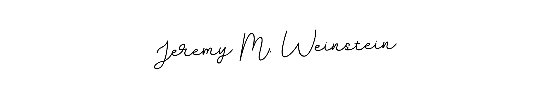 Create a beautiful signature design for name Jeremy M. Weinstein. With this signature (BallpointsItalic-DORy9) fonts, you can make a handwritten signature for free. Jeremy M. Weinstein signature style 11 images and pictures png