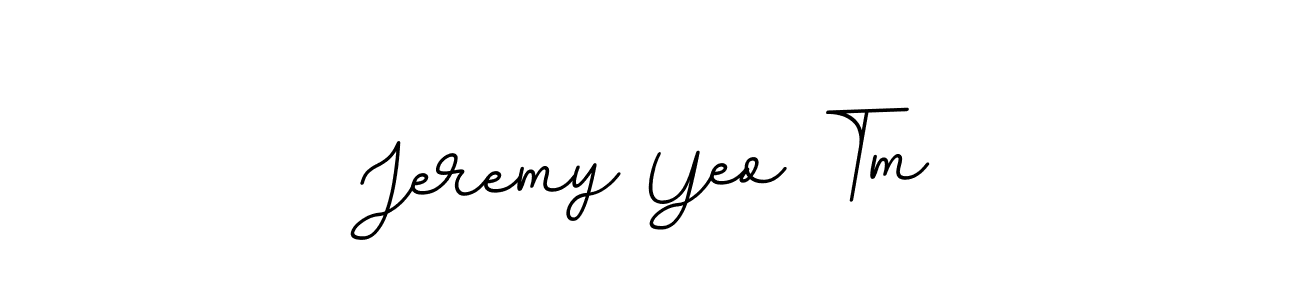 Make a beautiful signature design for name Jeremy Yeo Tm. With this signature (BallpointsItalic-DORy9) style, you can create a handwritten signature for free. Jeremy Yeo Tm signature style 11 images and pictures png