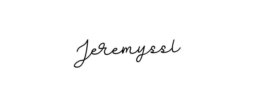 The best way (BallpointsItalic-DORy9) to make a short signature is to pick only two or three words in your name. The name Jeremyssl include a total of six letters. For converting this name. Jeremyssl signature style 11 images and pictures png