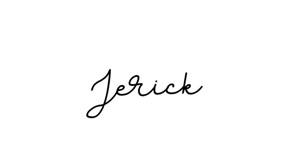 How to make Jerick name signature. Use BallpointsItalic-DORy9 style for creating short signs online. This is the latest handwritten sign. Jerick signature style 11 images and pictures png
