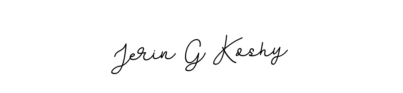 It looks lik you need a new signature style for name Jerin G Koshy. Design unique handwritten (BallpointsItalic-DORy9) signature with our free signature maker in just a few clicks. Jerin G Koshy signature style 11 images and pictures png