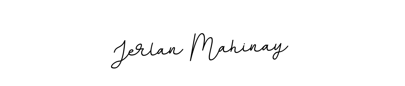 Also You can easily find your signature by using the search form. We will create Jerlan Mahinay name handwritten signature images for you free of cost using BallpointsItalic-DORy9 sign style. Jerlan Mahinay signature style 11 images and pictures png