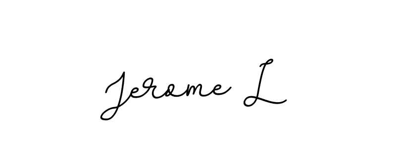 It looks lik you need a new signature style for name Jerome L. Design unique handwritten (BallpointsItalic-DORy9) signature with our free signature maker in just a few clicks. Jerome L signature style 11 images and pictures png