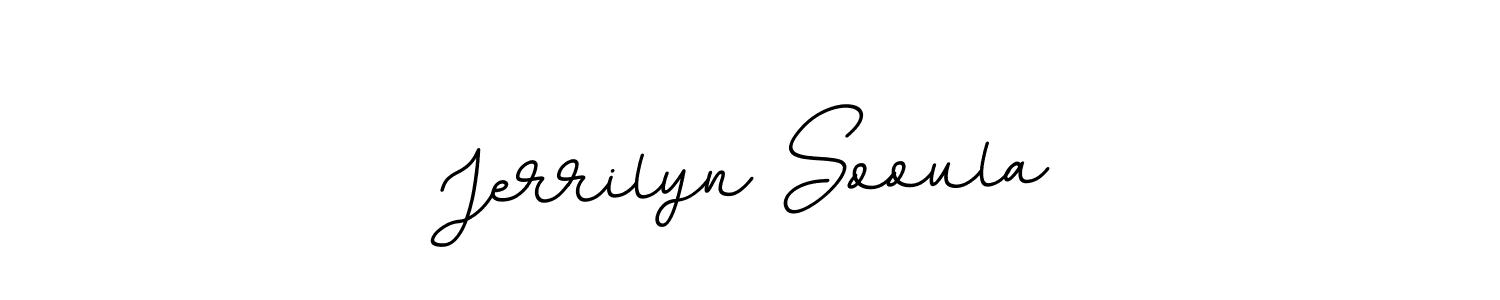 This is the best signature style for the Jerrilyn Sooula name. Also you like these signature font (BallpointsItalic-DORy9). Mix name signature. Jerrilyn Sooula signature style 11 images and pictures png