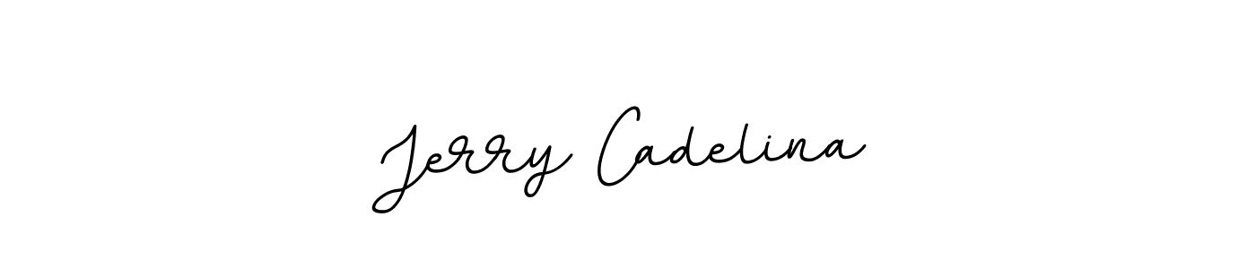 Design your own signature with our free online signature maker. With this signature software, you can create a handwritten (BallpointsItalic-DORy9) signature for name Jerry Cadelina. Jerry Cadelina signature style 11 images and pictures png