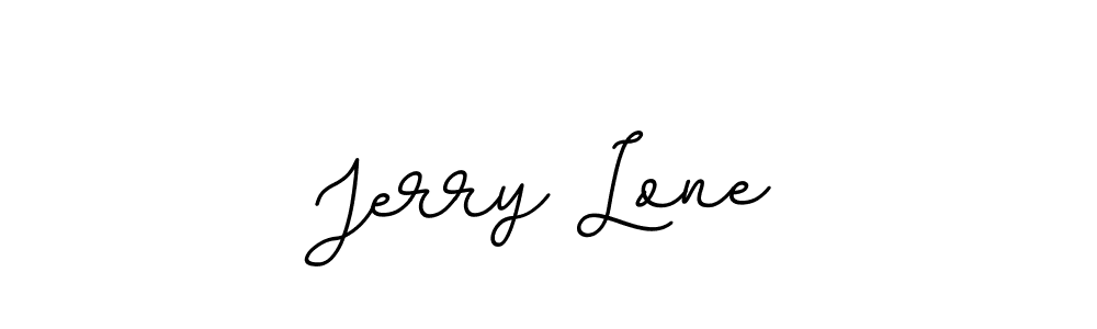 Design your own signature with our free online signature maker. With this signature software, you can create a handwritten (BallpointsItalic-DORy9) signature for name Jerry Lone. Jerry Lone signature style 11 images and pictures png