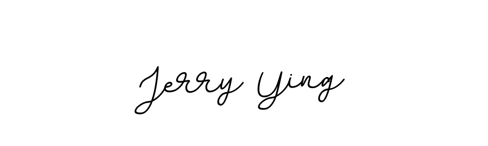 You should practise on your own different ways (BallpointsItalic-DORy9) to write your name (Jerry Ying) in signature. don't let someone else do it for you. Jerry Ying signature style 11 images and pictures png