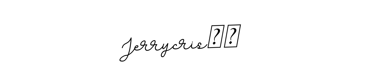 Similarly BallpointsItalic-DORy9 is the best handwritten signature design. Signature creator online .You can use it as an online autograph creator for name Jerrycris❤️. Jerrycris❤️ signature style 11 images and pictures png