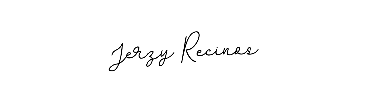 Create a beautiful signature design for name Jerzy Recinos. With this signature (BallpointsItalic-DORy9) fonts, you can make a handwritten signature for free. Jerzy Recinos signature style 11 images and pictures png