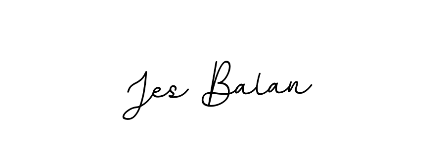 Make a beautiful signature design for name Jes Balan. With this signature (BallpointsItalic-DORy9) style, you can create a handwritten signature for free. Jes Balan signature style 11 images and pictures png