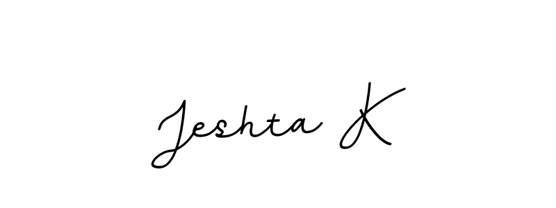 Make a beautiful signature design for name Jeshta K. Use this online signature maker to create a handwritten signature for free. Jeshta K signature style 11 images and pictures png
