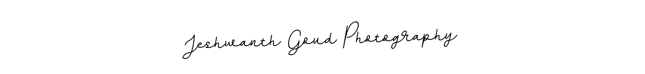 Make a beautiful signature design for name Jeshwanth Goud Photography. With this signature (BallpointsItalic-DORy9) style, you can create a handwritten signature for free. Jeshwanth Goud Photography signature style 11 images and pictures png