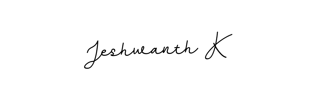 This is the best signature style for the Jeshwanth K name. Also you like these signature font (BallpointsItalic-DORy9). Mix name signature. Jeshwanth K signature style 11 images and pictures png