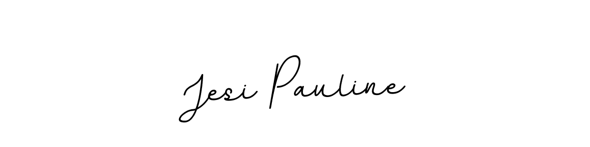 You should practise on your own different ways (BallpointsItalic-DORy9) to write your name (Jesi Pauline) in signature. don't let someone else do it for you. Jesi Pauline signature style 11 images and pictures png