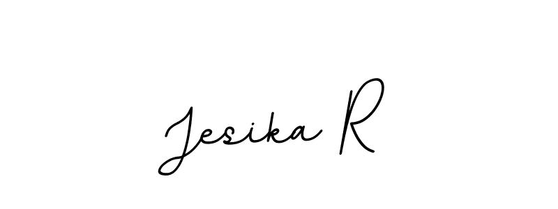 Create a beautiful signature design for name Jesika R. With this signature (BallpointsItalic-DORy9) fonts, you can make a handwritten signature for free. Jesika R signature style 11 images and pictures png