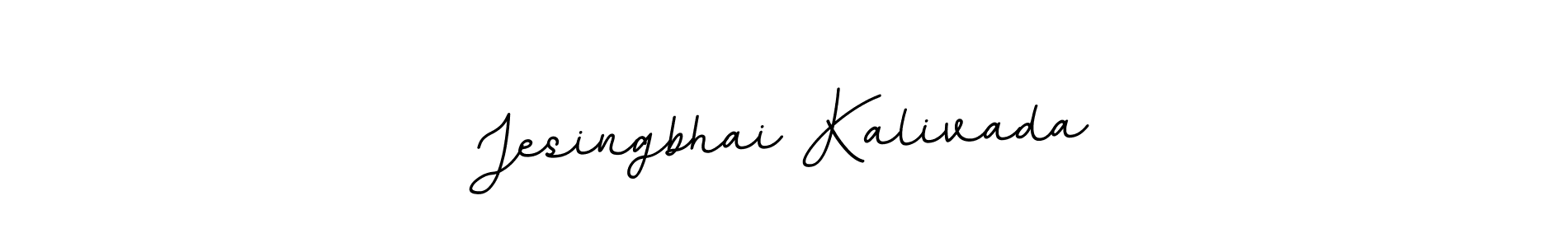 Create a beautiful signature design for name Jesingbhai Kalivada. With this signature (BallpointsItalic-DORy9) fonts, you can make a handwritten signature for free. Jesingbhai Kalivada signature style 11 images and pictures png