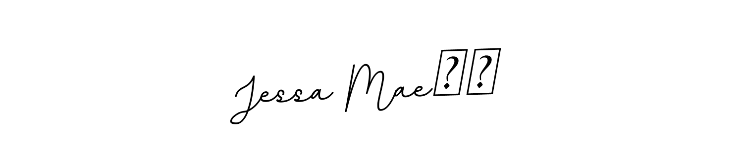 Use a signature maker to create a handwritten signature online. With this signature software, you can design (BallpointsItalic-DORy9) your own signature for name Jessa Mae❤️. Jessa Mae❤️ signature style 11 images and pictures png