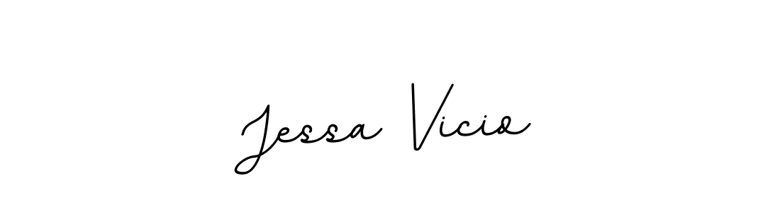 Create a beautiful signature design for name Jessa Vicio. With this signature (BallpointsItalic-DORy9) fonts, you can make a handwritten signature for free. Jessa Vicio signature style 11 images and pictures png