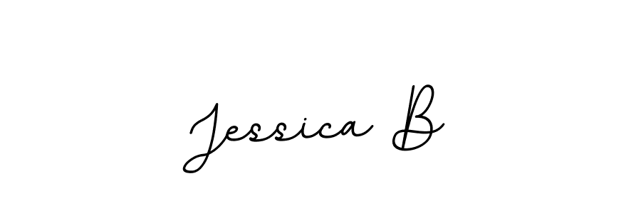 Design your own signature with our free online signature maker. With this signature software, you can create a handwritten (BallpointsItalic-DORy9) signature for name Jessica B. Jessica B signature style 11 images and pictures png