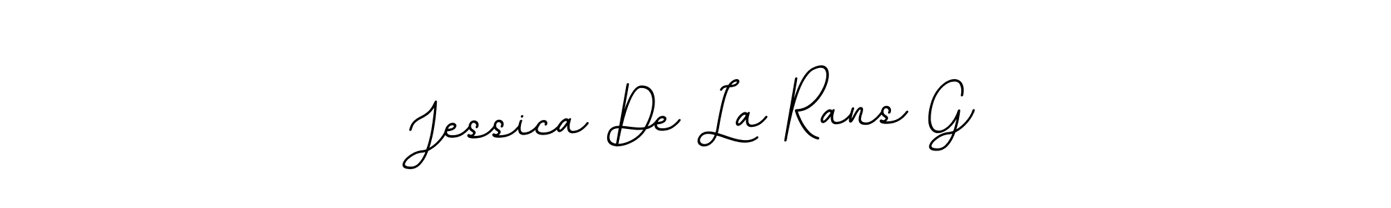 The best way (BallpointsItalic-DORy9) to make a short signature is to pick only two or three words in your name. The name Jessica De La Rans G include a total of six letters. For converting this name. Jessica De La Rans G signature style 11 images and pictures png