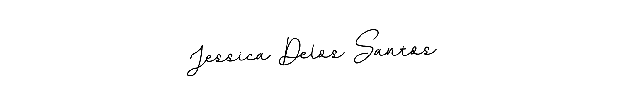 Make a beautiful signature design for name Jessica Delos Santos. With this signature (BallpointsItalic-DORy9) style, you can create a handwritten signature for free. Jessica Delos Santos signature style 11 images and pictures png