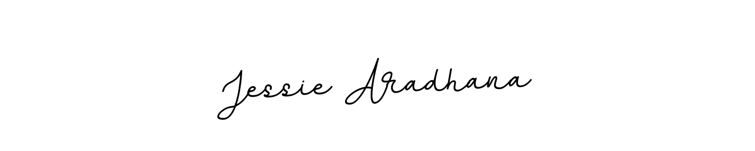 Make a beautiful signature design for name Jessie Aradhana. With this signature (BallpointsItalic-DORy9) style, you can create a handwritten signature for free. Jessie Aradhana signature style 11 images and pictures png