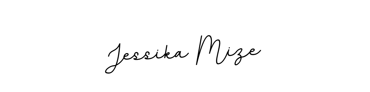 Design your own signature with our free online signature maker. With this signature software, you can create a handwritten (BallpointsItalic-DORy9) signature for name Jessika Mize. Jessika Mize signature style 11 images and pictures png
