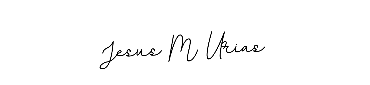 Use a signature maker to create a handwritten signature online. With this signature software, you can design (BallpointsItalic-DORy9) your own signature for name Jesus M Urias. Jesus M Urias signature style 11 images and pictures png