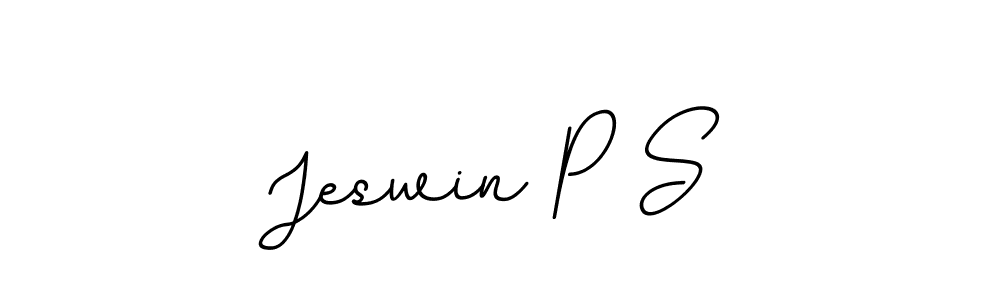 Also You can easily find your signature by using the search form. We will create Jeswin P S name handwritten signature images for you free of cost using BallpointsItalic-DORy9 sign style. Jeswin P S signature style 11 images and pictures png