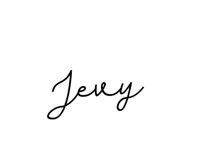 How to make Jevy name signature. Use BallpointsItalic-DORy9 style for creating short signs online. This is the latest handwritten sign. Jevy signature style 11 images and pictures png