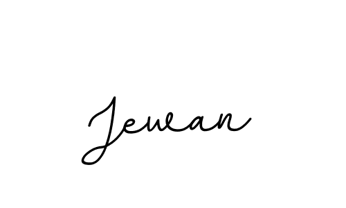 Use a signature maker to create a handwritten signature online. With this signature software, you can design (BallpointsItalic-DORy9) your own signature for name Jewan. Jewan signature style 11 images and pictures png