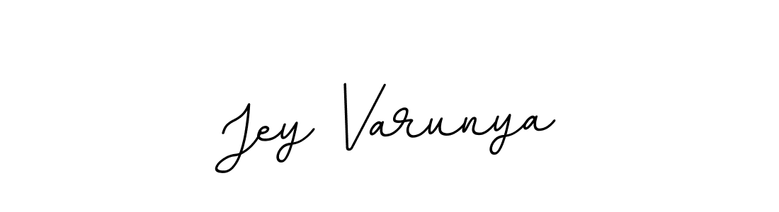 Jey Varunya stylish signature style. Best Handwritten Sign (BallpointsItalic-DORy9) for my name. Handwritten Signature Collection Ideas for my name Jey Varunya. Jey Varunya signature style 11 images and pictures png