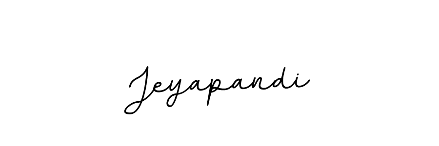 The best way (BallpointsItalic-DORy9) to make a short signature is to pick only two or three words in your name. The name Jeyapandi include a total of six letters. For converting this name. Jeyapandi signature style 11 images and pictures png