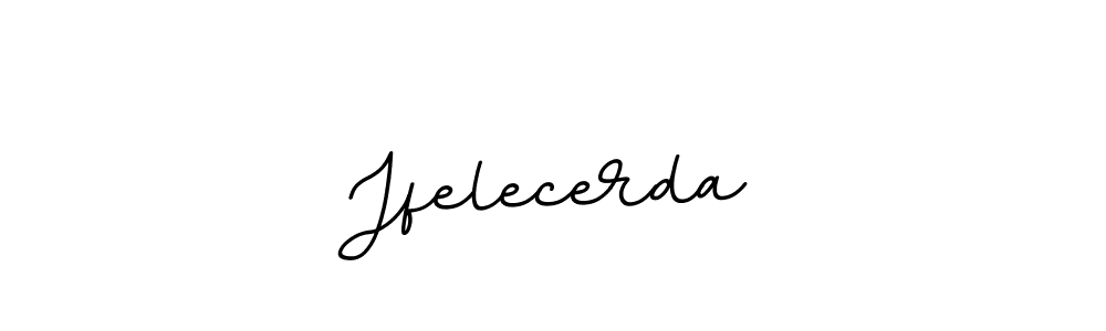 How to make Jfelecerda name signature. Use BallpointsItalic-DORy9 style for creating short signs online. This is the latest handwritten sign. Jfelecerda signature style 11 images and pictures png