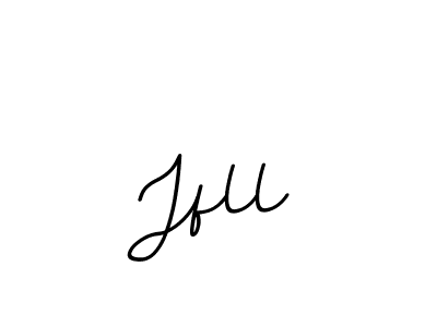 The best way (BallpointsItalic-DORy9) to make a short signature is to pick only two or three words in your name. The name Jfll include a total of six letters. For converting this name. Jfll signature style 11 images and pictures png