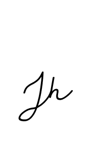 Design your own signature with our free online signature maker. With this signature software, you can create a handwritten (BallpointsItalic-DORy9) signature for name Jh. Jh signature style 11 images and pictures png