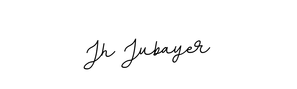 Use a signature maker to create a handwritten signature online. With this signature software, you can design (BallpointsItalic-DORy9) your own signature for name Jh Jubayer. Jh Jubayer signature style 11 images and pictures png