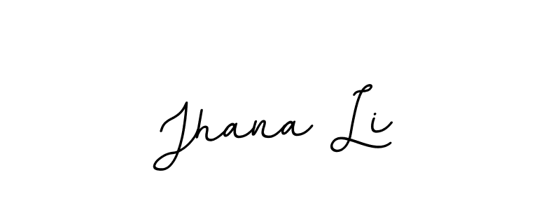 Use a signature maker to create a handwritten signature online. With this signature software, you can design (BallpointsItalic-DORy9) your own signature for name Jhana Li. Jhana Li signature style 11 images and pictures png