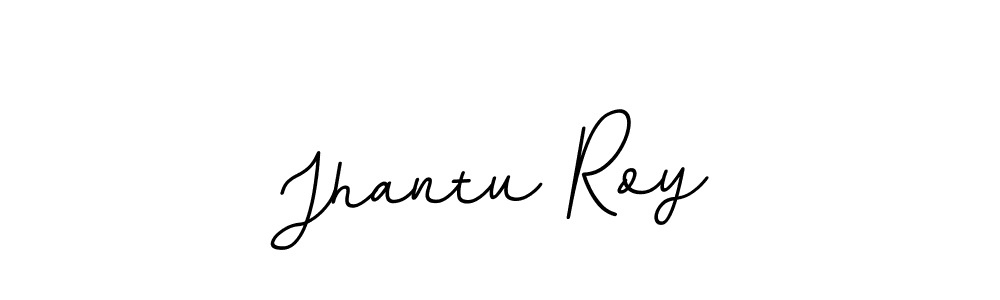 Make a beautiful signature design for name Jhantu Roy. With this signature (BallpointsItalic-DORy9) style, you can create a handwritten signature for free. Jhantu Roy signature style 11 images and pictures png