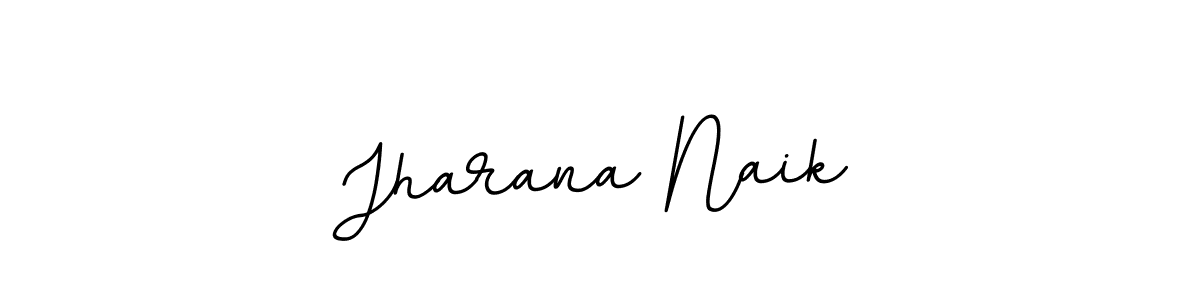 Use a signature maker to create a handwritten signature online. With this signature software, you can design (BallpointsItalic-DORy9) your own signature for name Jharana Naik. Jharana Naik signature style 11 images and pictures png