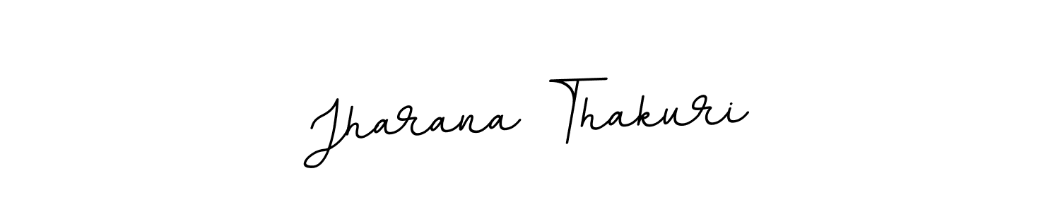 How to make Jharana Thakuri name signature. Use BallpointsItalic-DORy9 style for creating short signs online. This is the latest handwritten sign. Jharana Thakuri signature style 11 images and pictures png