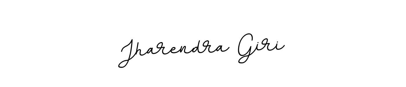 Use a signature maker to create a handwritten signature online. With this signature software, you can design (BallpointsItalic-DORy9) your own signature for name Jharendra Giri. Jharendra Giri signature style 11 images and pictures png